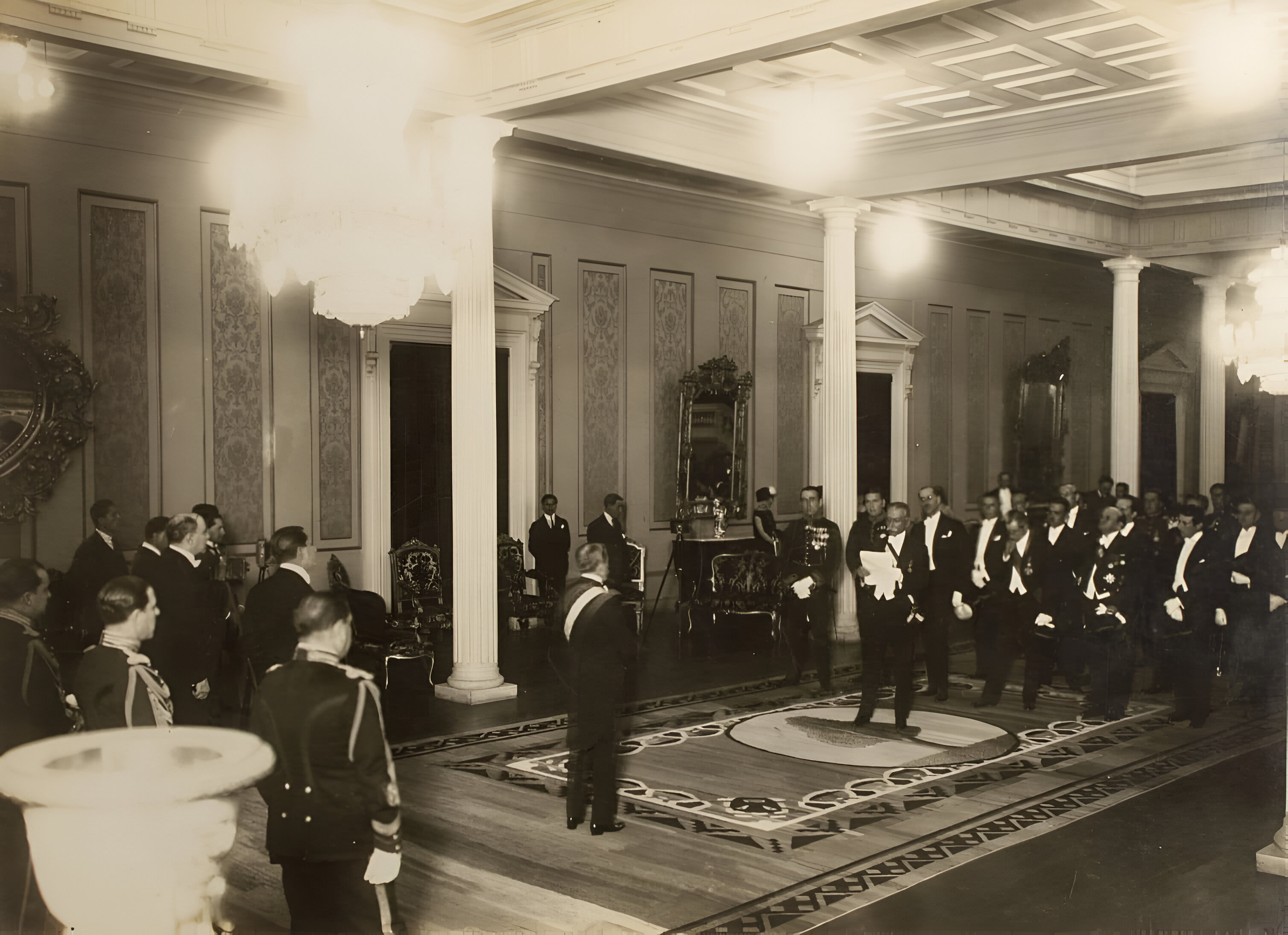 Alfredo Baquerizo Moreno at his Presidential Inauguration, 1916