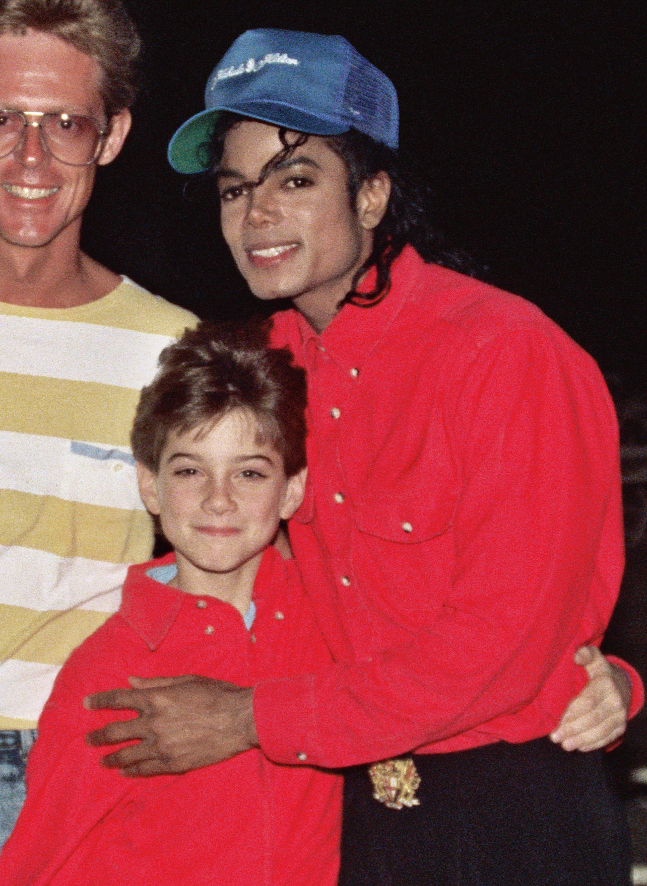 Jackson with James Safechuck in 1988