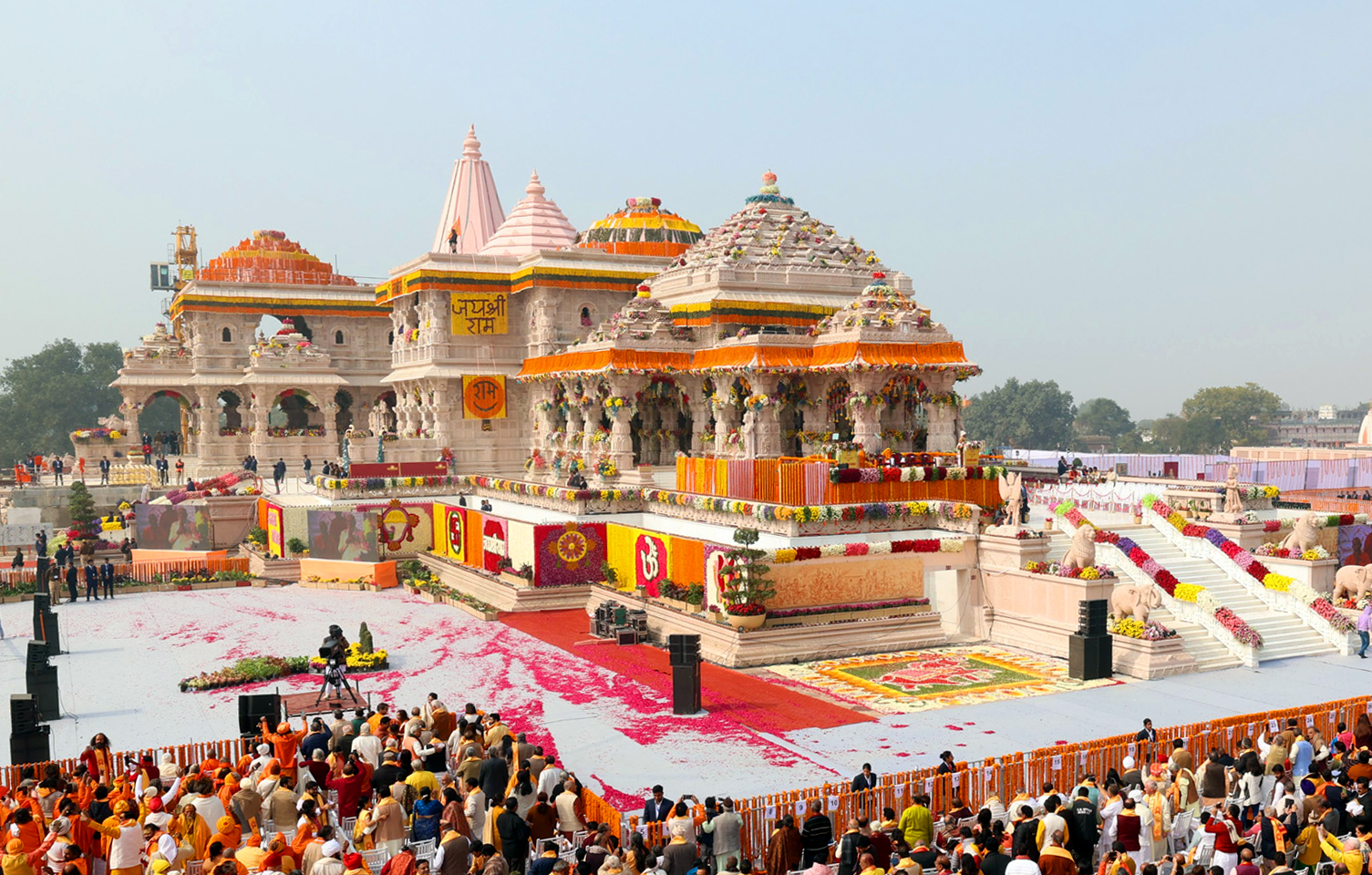 Ram Mandir in Ayodhya, built after the demolition of Babri Masjid