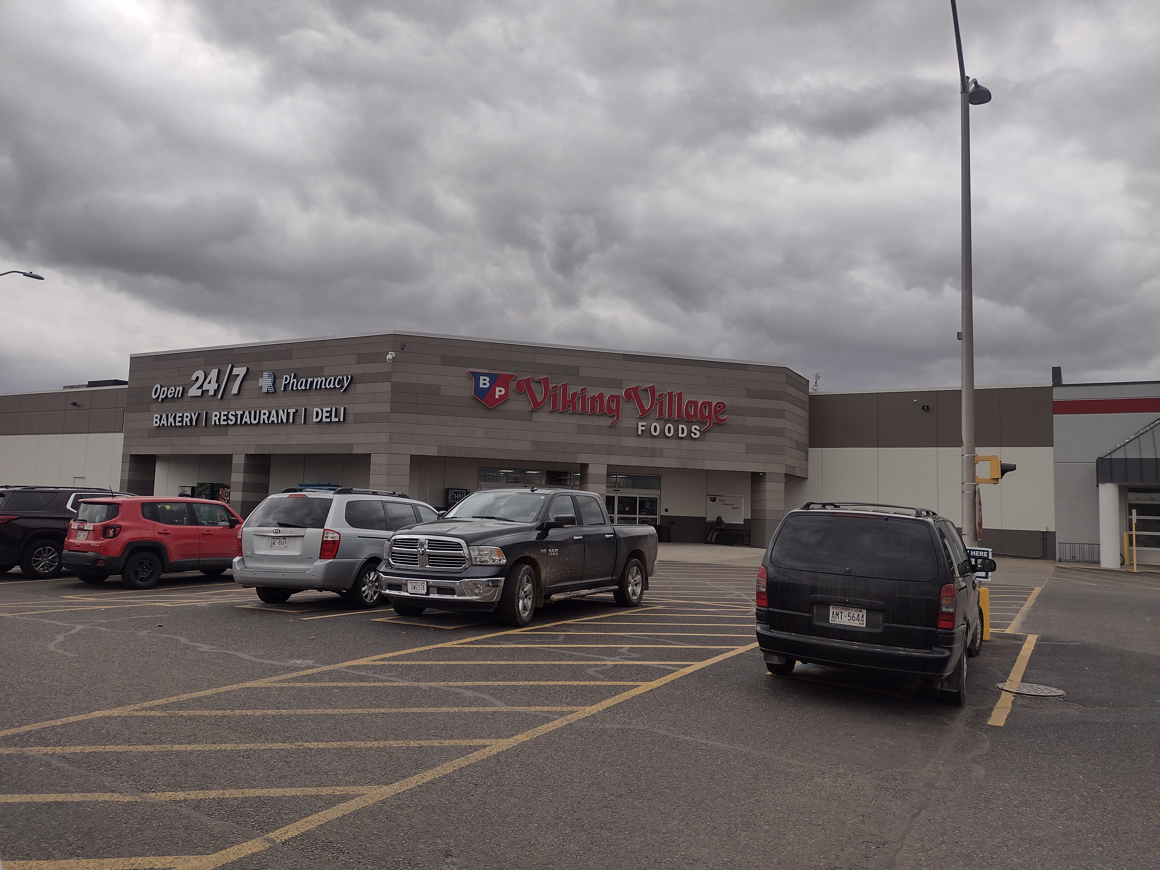 The Viking Village Foods grocery store.