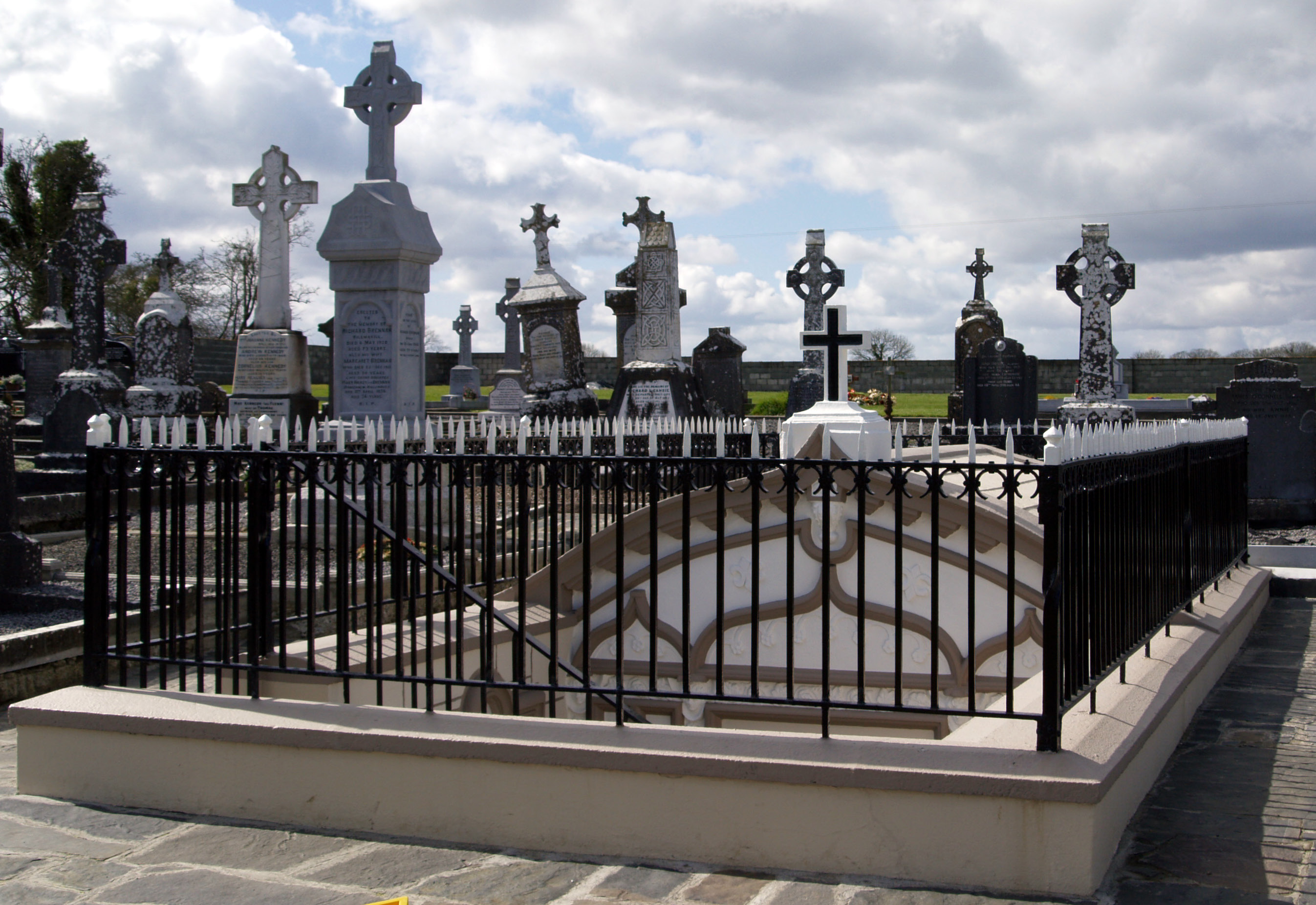 Mausoleum of the McCormack Brothers in parish graveyard