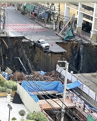 2025 Bangkok road collapse
