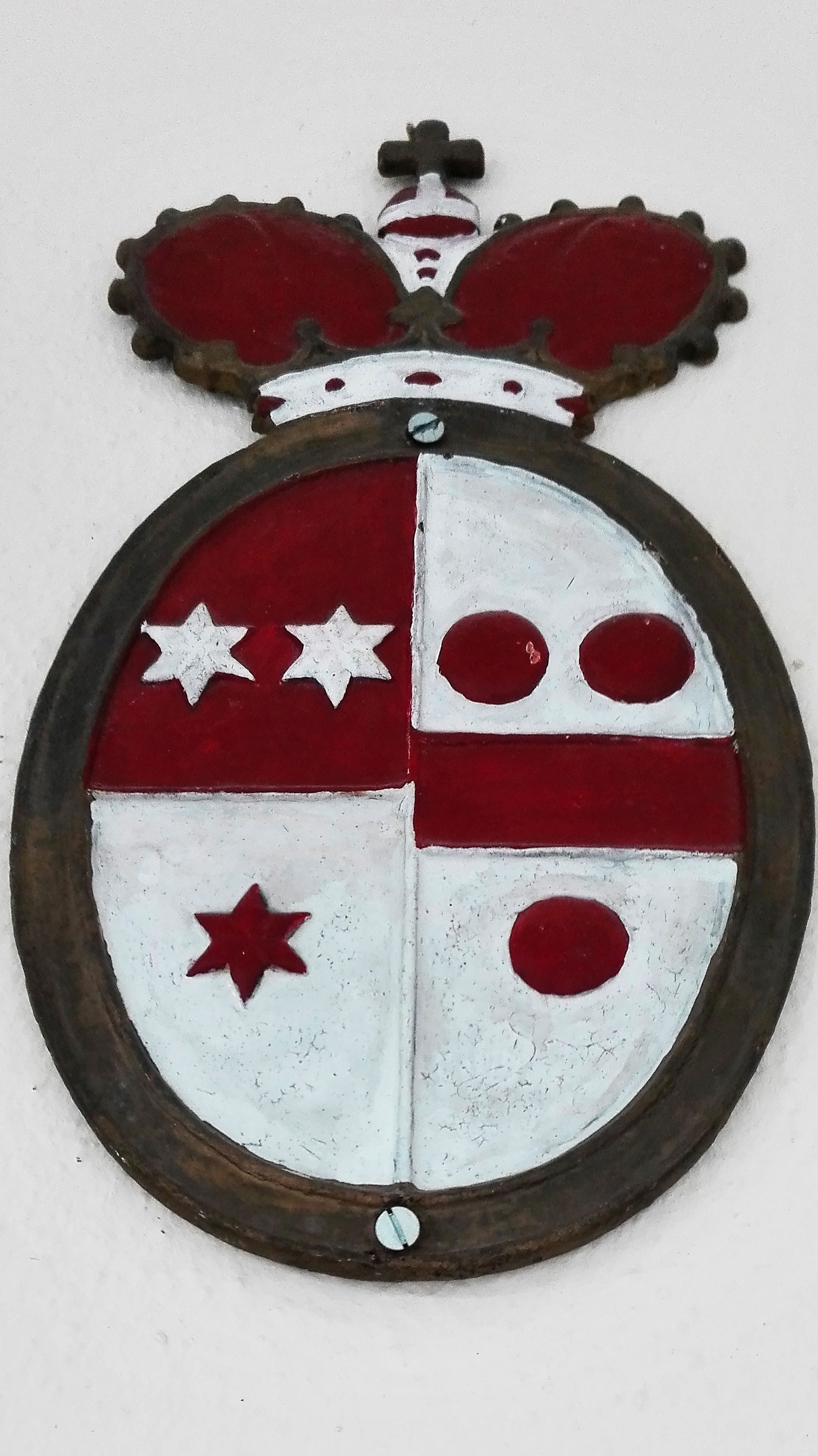 Arms of alliance of the Counts of Erbach-Erbach and Counts Kolb von Wartenberg