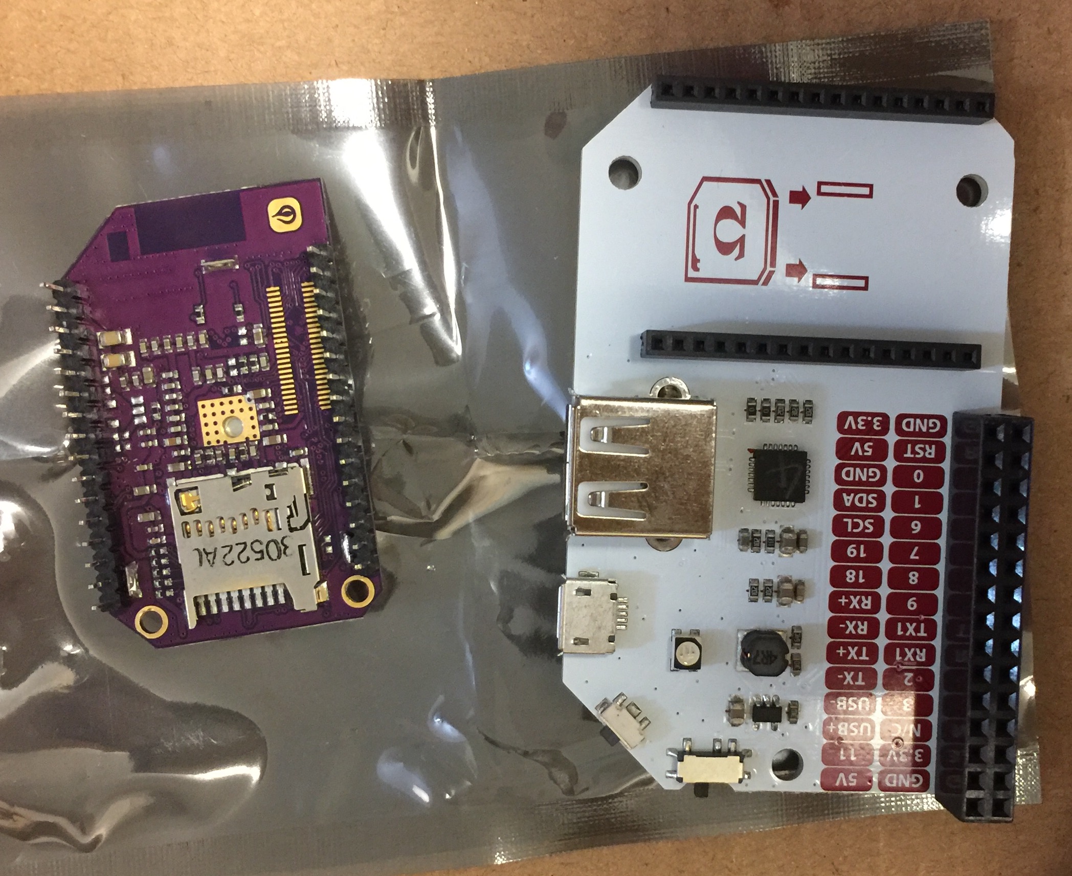 Omega 2+ with its Expansion Dock Omega 2+ with its Expansion Dock