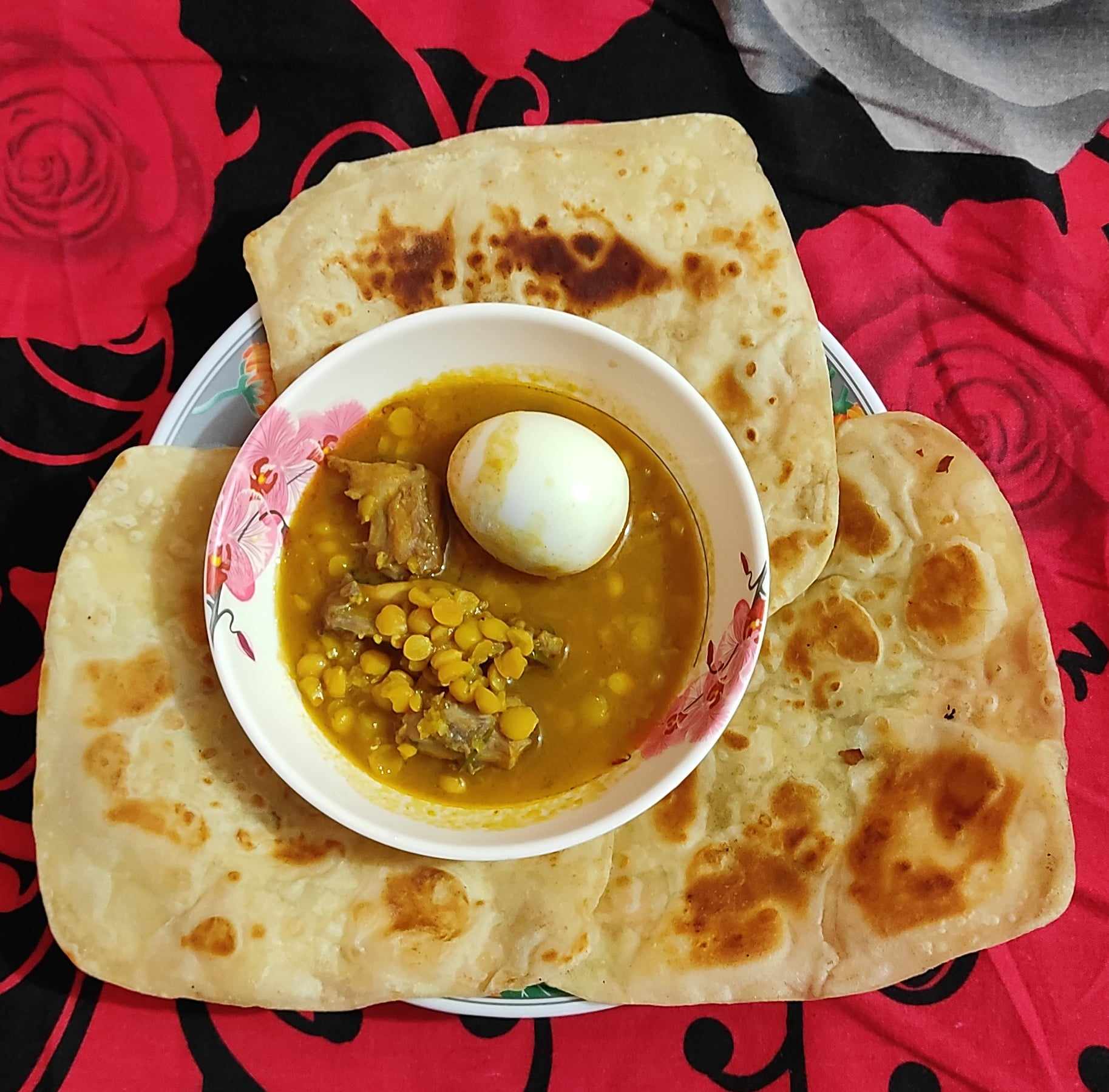 Chhonar daal with Paratha