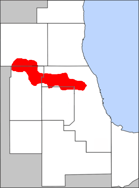 The Golden Corridor in the Chicago metropolitan area