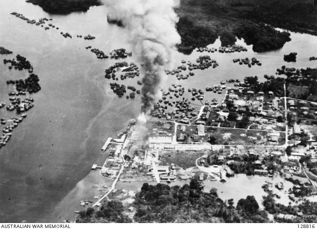Allied bombings of Japanese-occupied Brunei Town in 1945