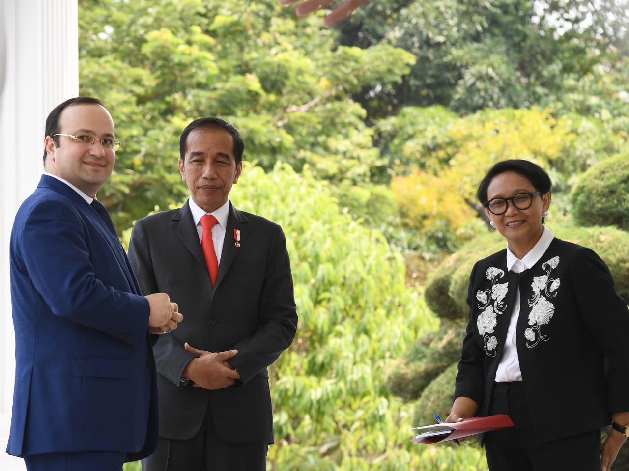 Ambassador Jalal Mirzayev's presentation of his credentials to the President of the Republic of Indonesia, Joko Widodo, on November 20, 2019.