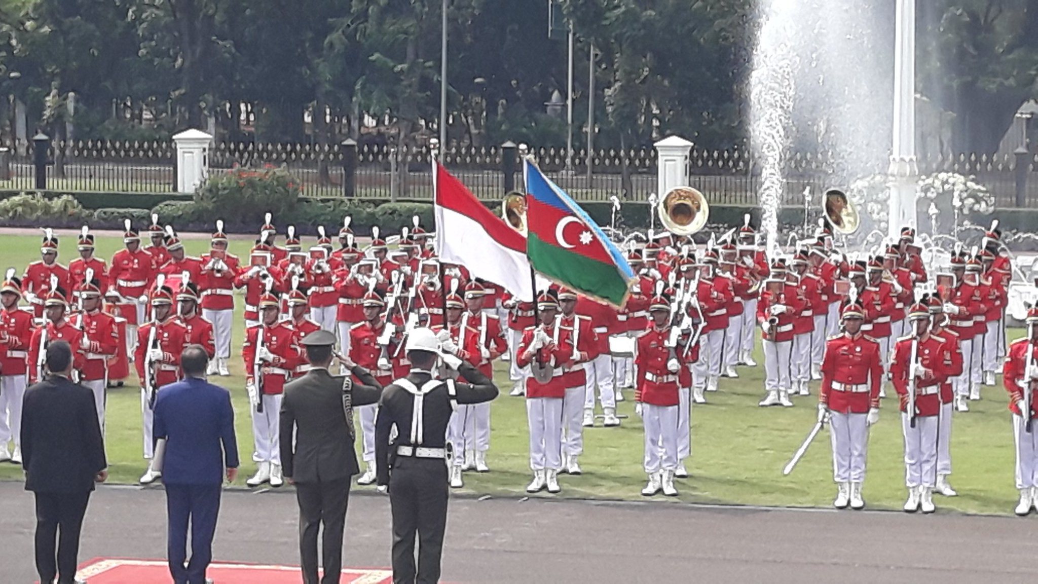 On November 20, 2019, Ambassador Jalal Mirzayev presented his credentials to the President of the Republic of Indonesia, Joko Widodo.