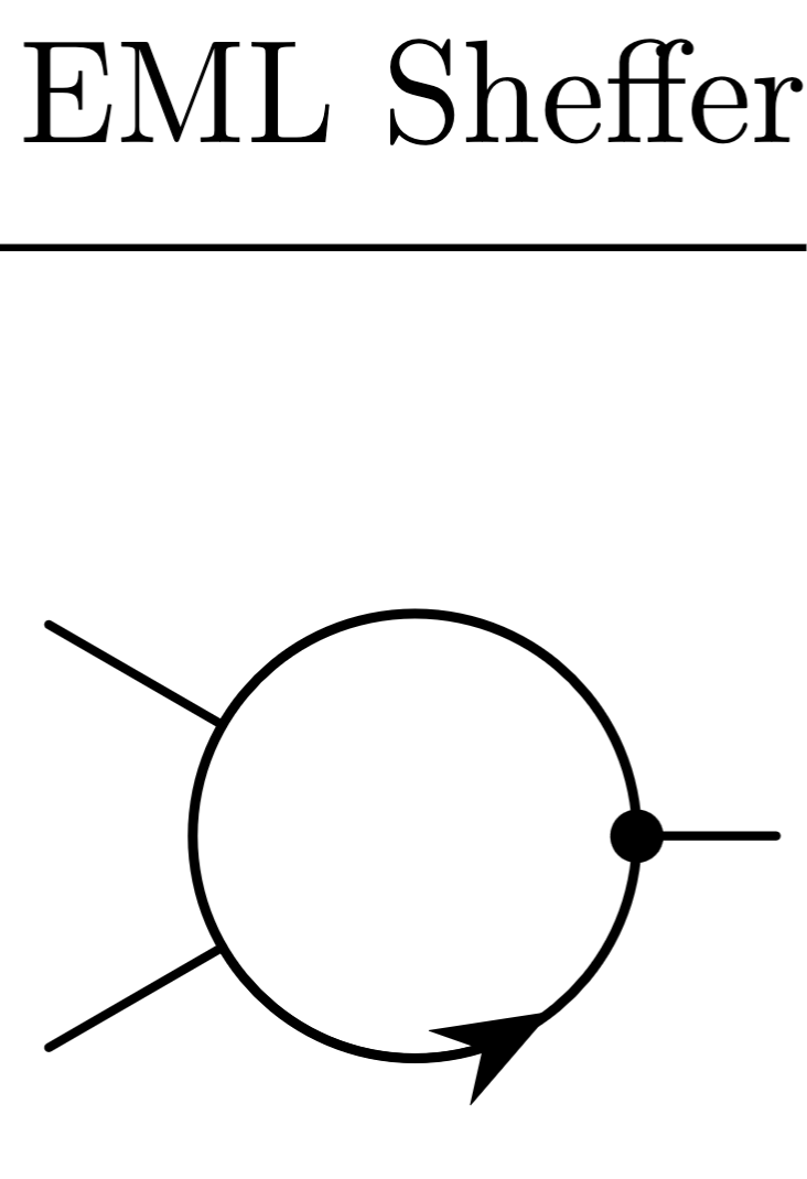 Proposed circuit diagram piece for the EML Sheffer component
