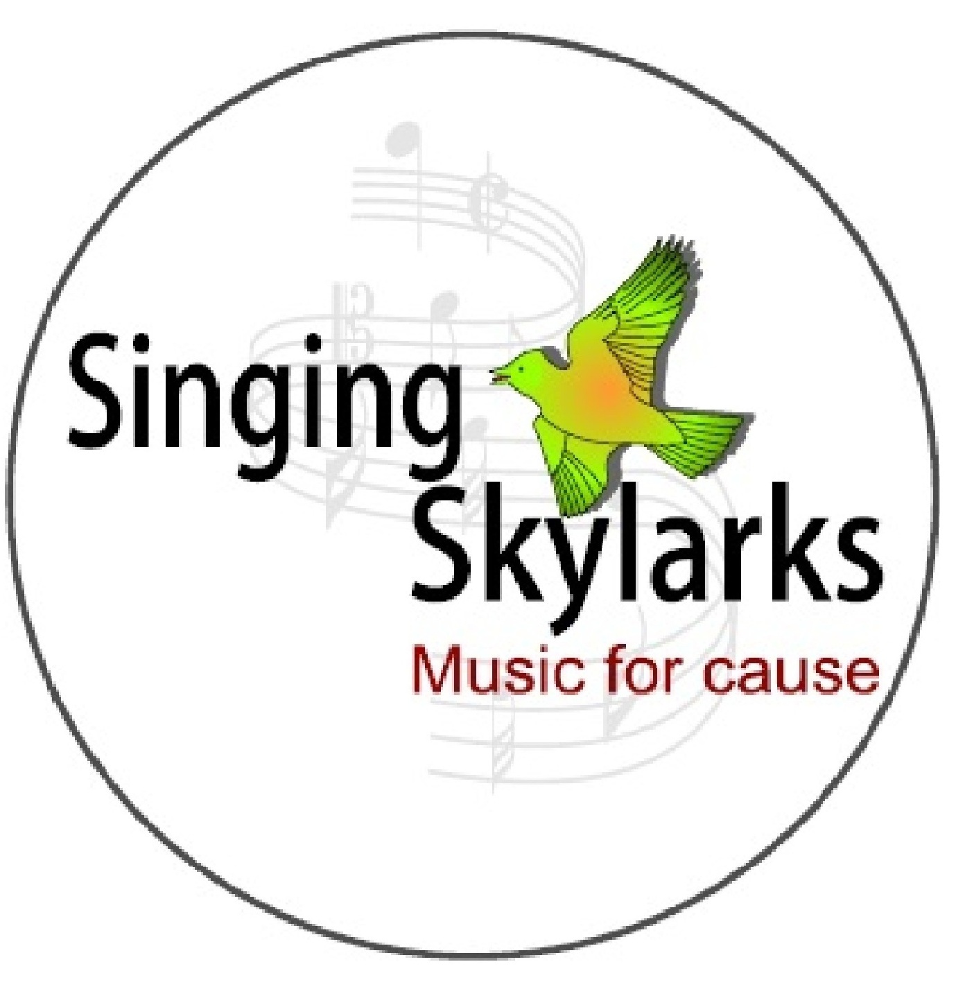 Logo of Singing Skylarks Music for a Cause