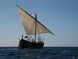 Cilicia, the replica of a 13th-century Armenian merchant sailing ship