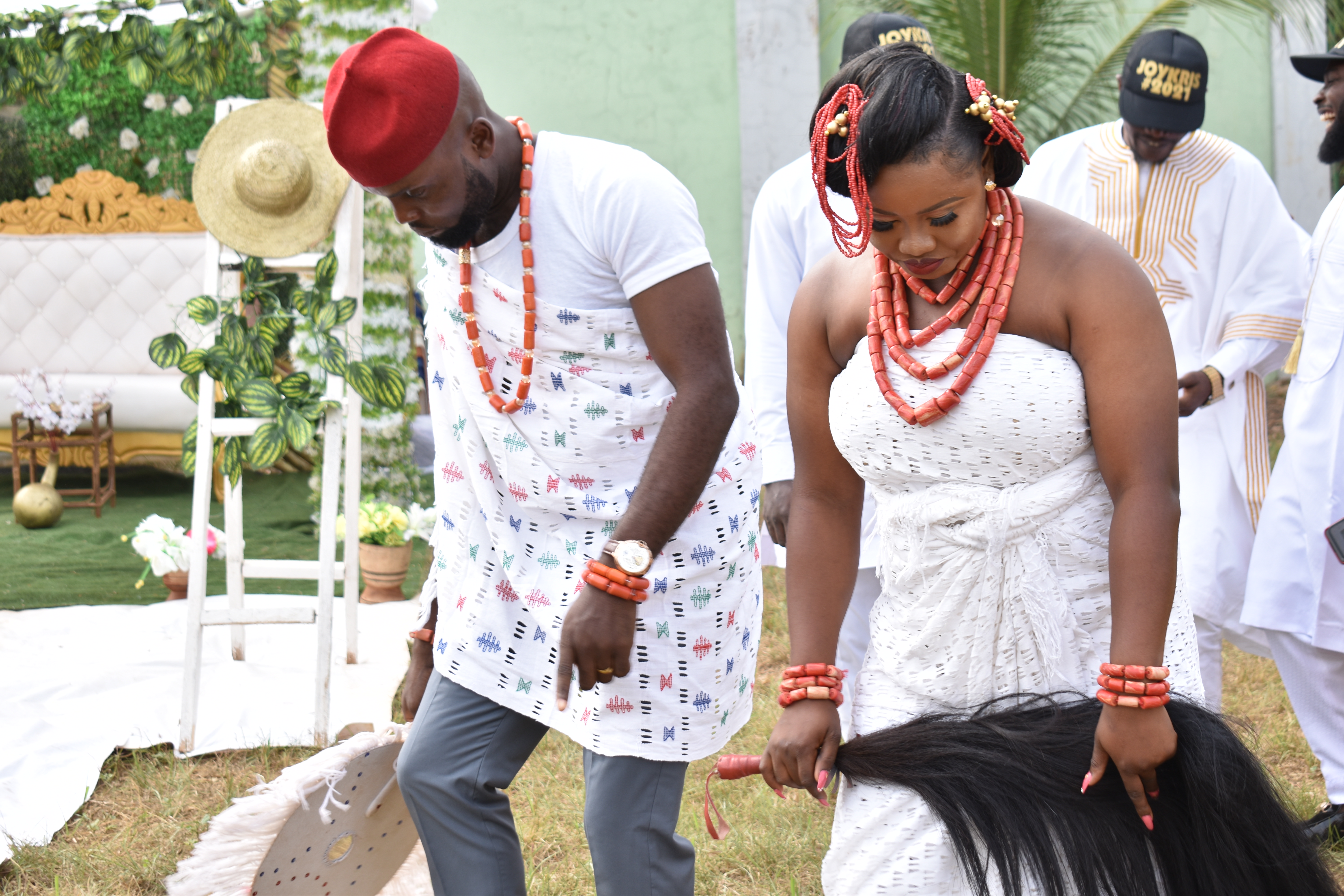 Traditional attire and wedding of the locals of Ubulu-Okiti, found in the anioma region of Delta, State in Nigeria.