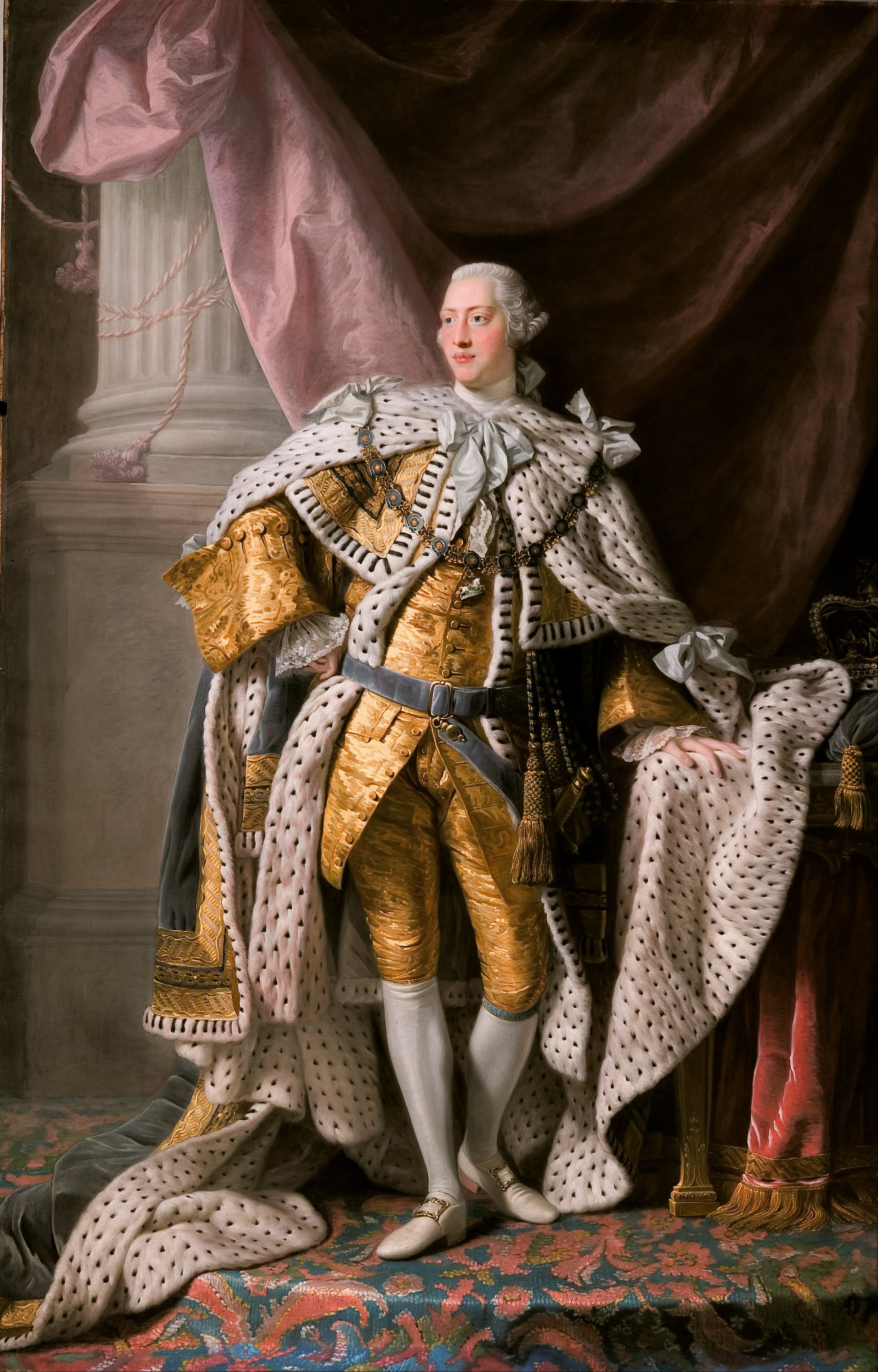 George III in a 1762 portrait