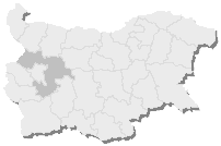 Map of Bulgaria, 26th MMC – Sofia-Province is highlighted