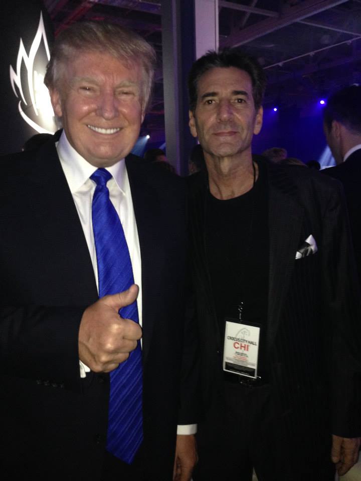 Trump with Bob Van Ronkel in Moscow, November 9, 2013