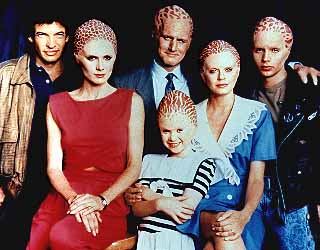 Several Tenctonese and a human.