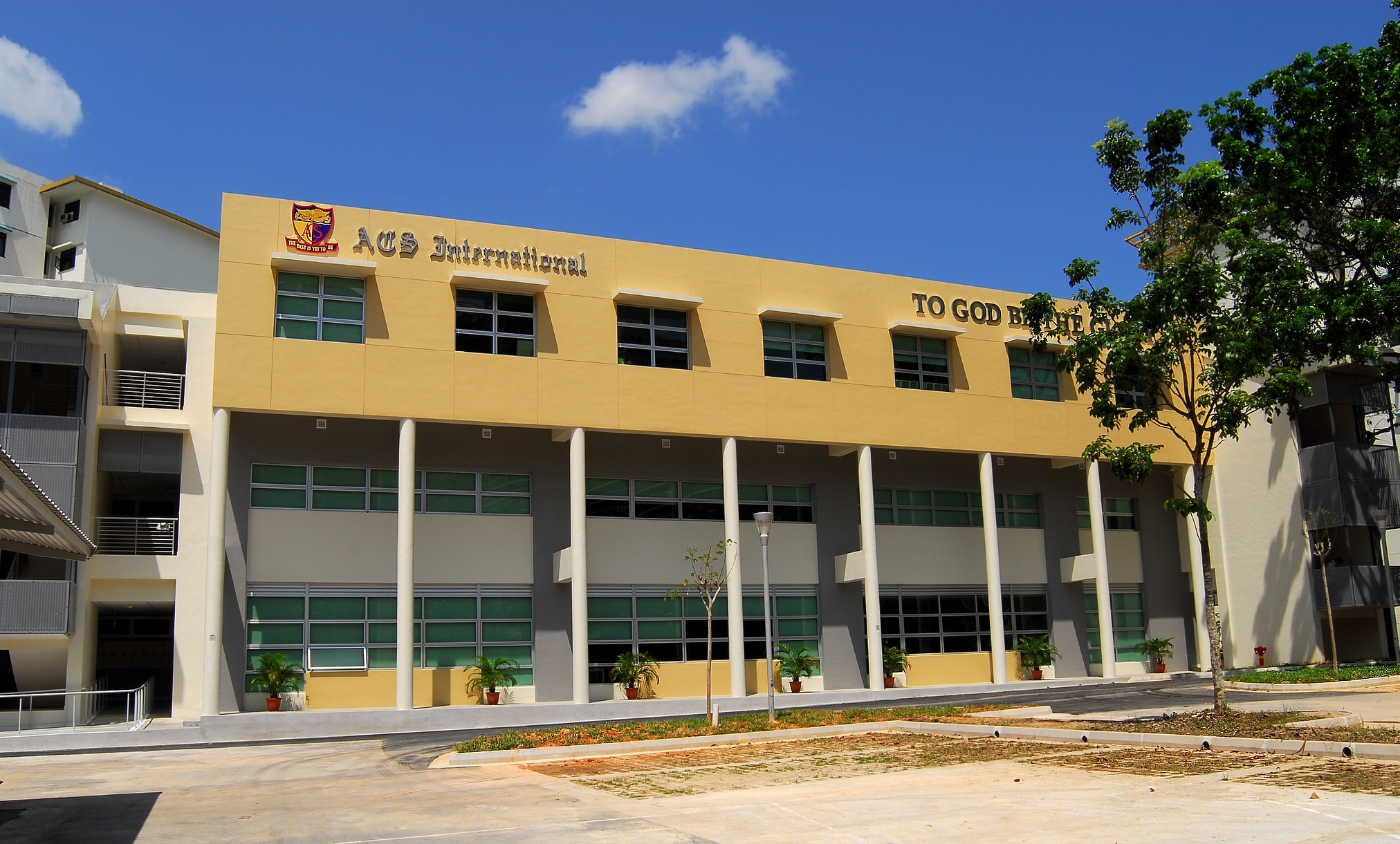 New classroom block at ACS (International), completed in June 2007.
