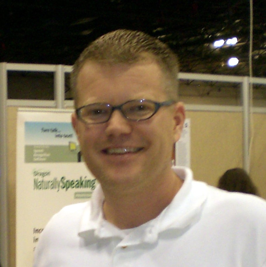 Robert Heron at the Digital Life show, 12 October 2006.