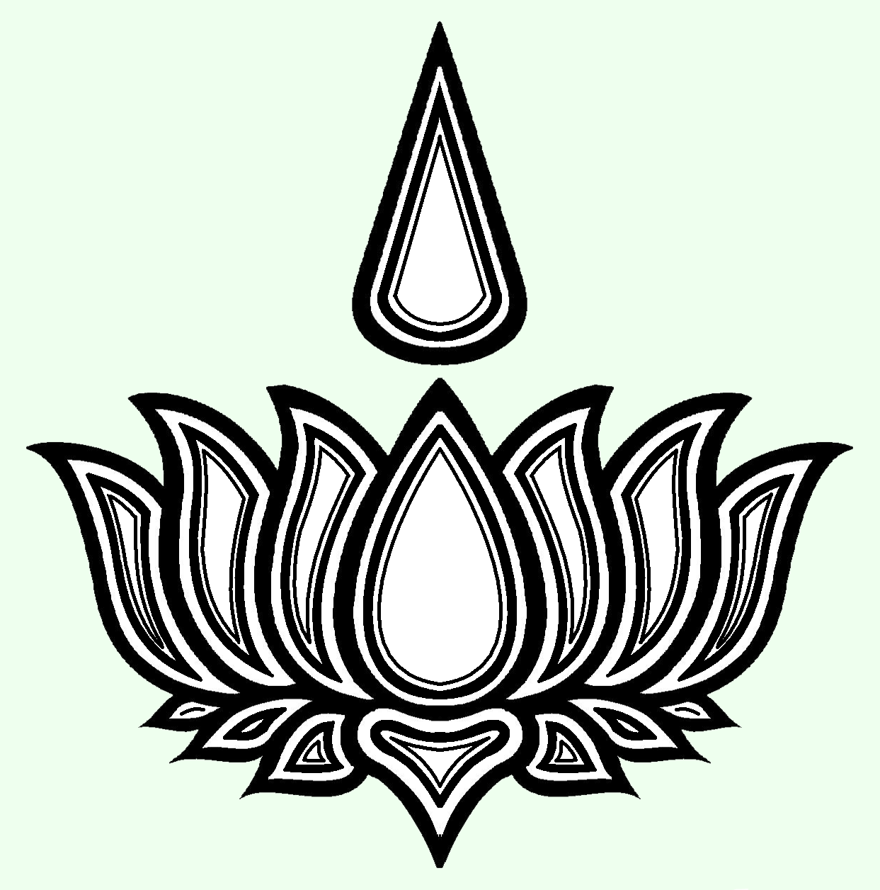 The sacred symbol of Ayyavazhi, The Lotus with Soul The sacred symbol of Ayyavazhi, The Lotus with Soul
