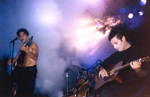 Robert Consoli (right) performing with Norman Iceberg in 1992. Robert Consoli (right) performing with Norman Iceberg in 1992.