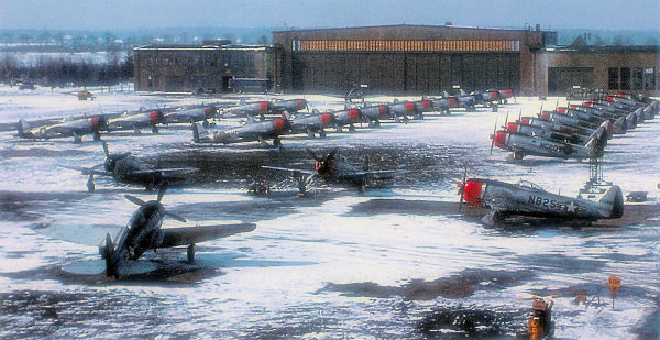 F-47D's of the 86th Fighter Wing, Neubiberg Air Base, 1949