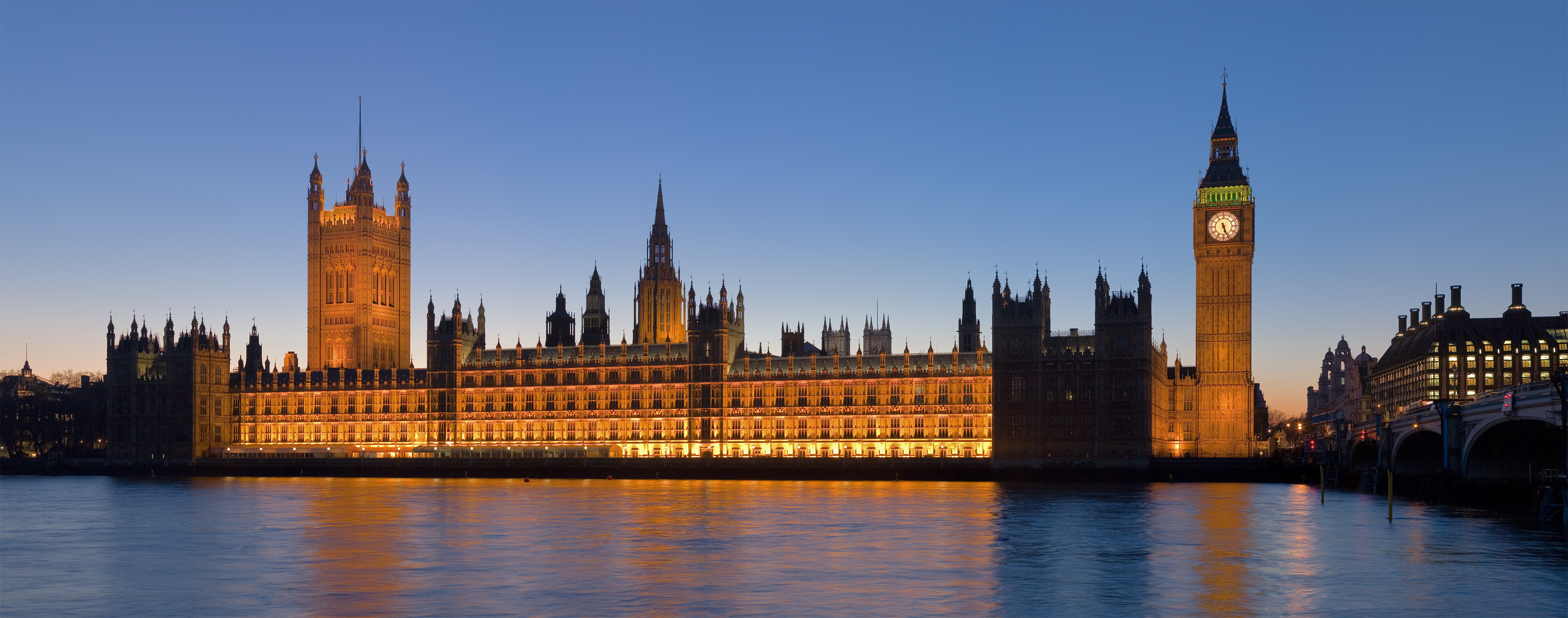 The Palace of Westminster, home of the Parliament of the United Kingdom