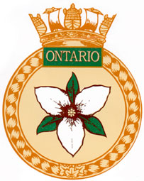 Ship's badge of HMCS Ontario