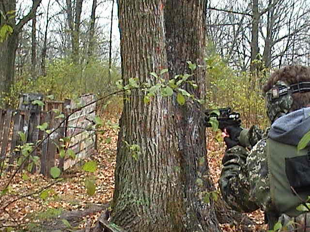 In addition to his primary marker, a marksman may also carry a side arm.