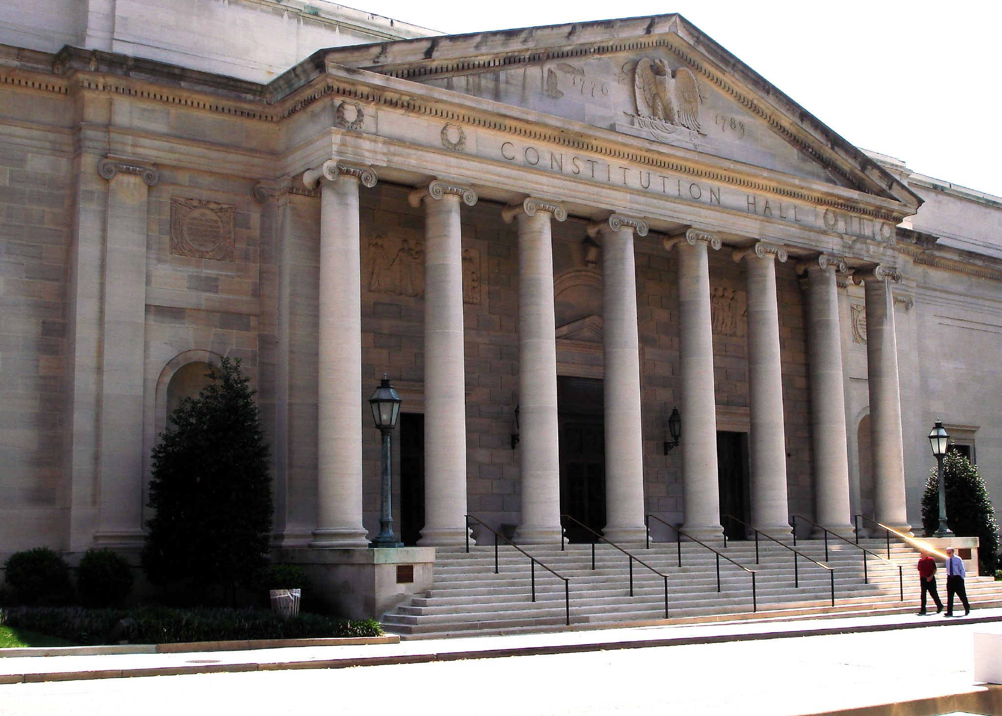 DAR Constitution Hall, located in Washington, D.C.