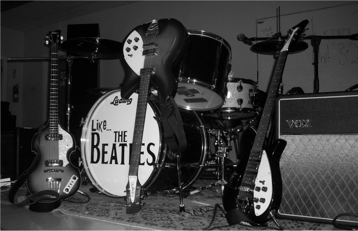 Some of the equipment used by the band