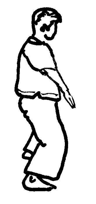 Eagle arms stretch