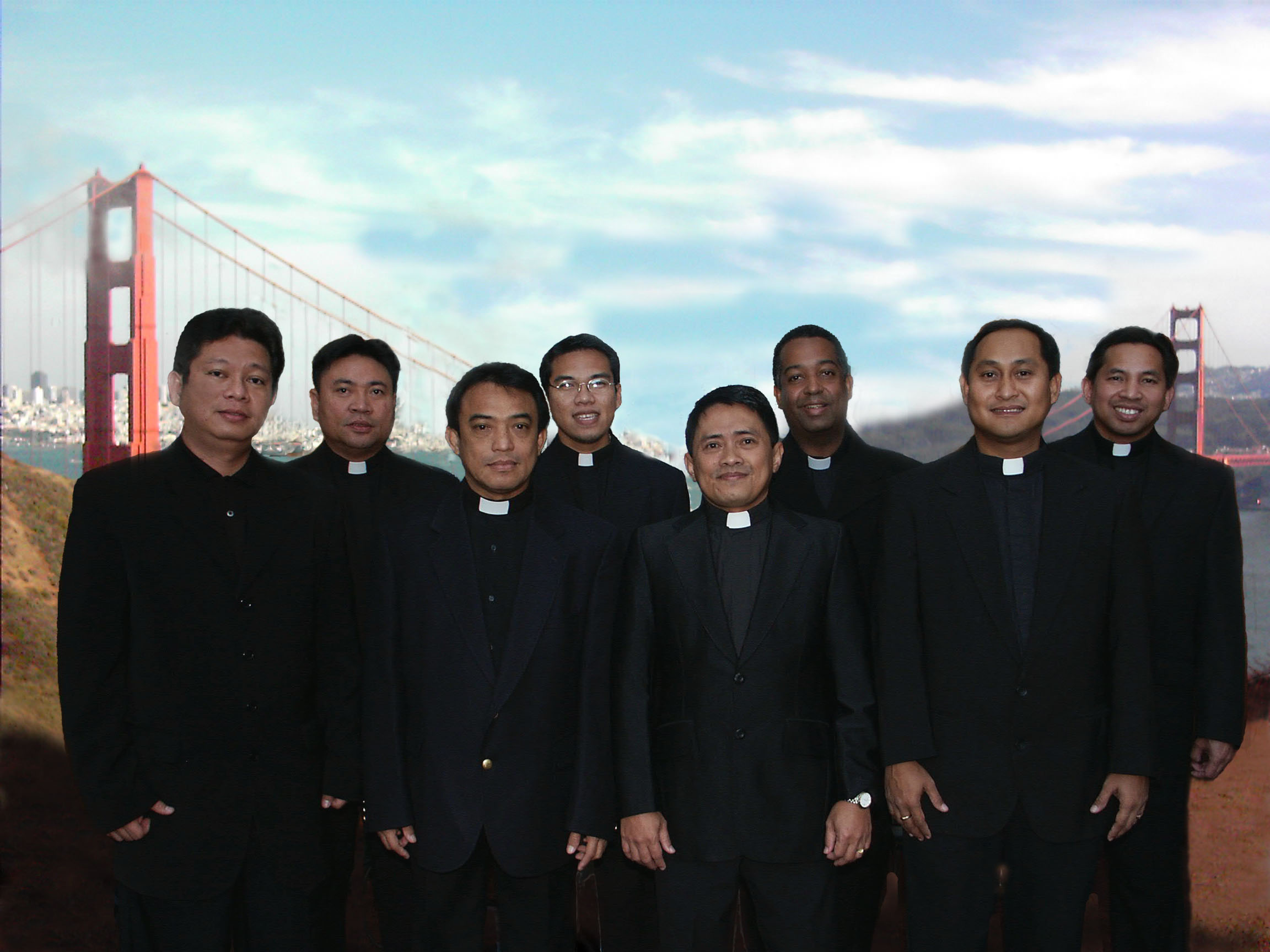  The Singing Priests of Tagbilaran at the Golden Gate Bridge in San Francisco, CA