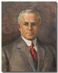 Alexander D. Henderson ca. 1920 Painting by M. J. Keith
