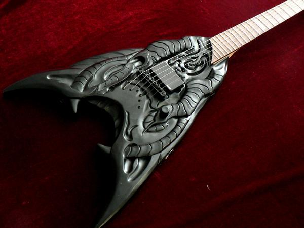 Glen Telford of Skinlab Signature Model Guitar "The Squid" introduced at Summer NAMM July 2007