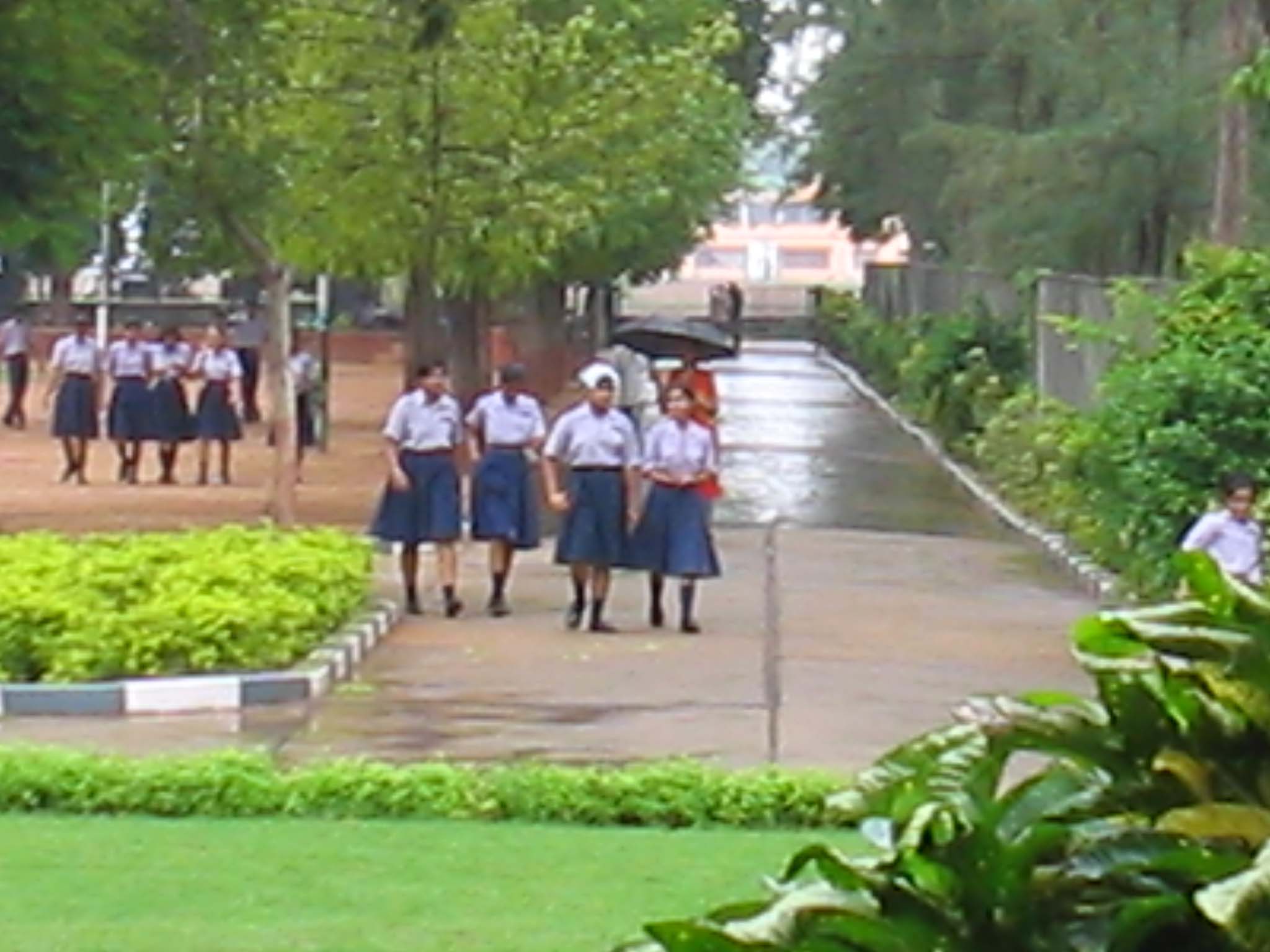 Students Enjoying the school