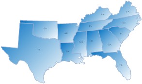 States served by the Institute of Southern Jewish Life.