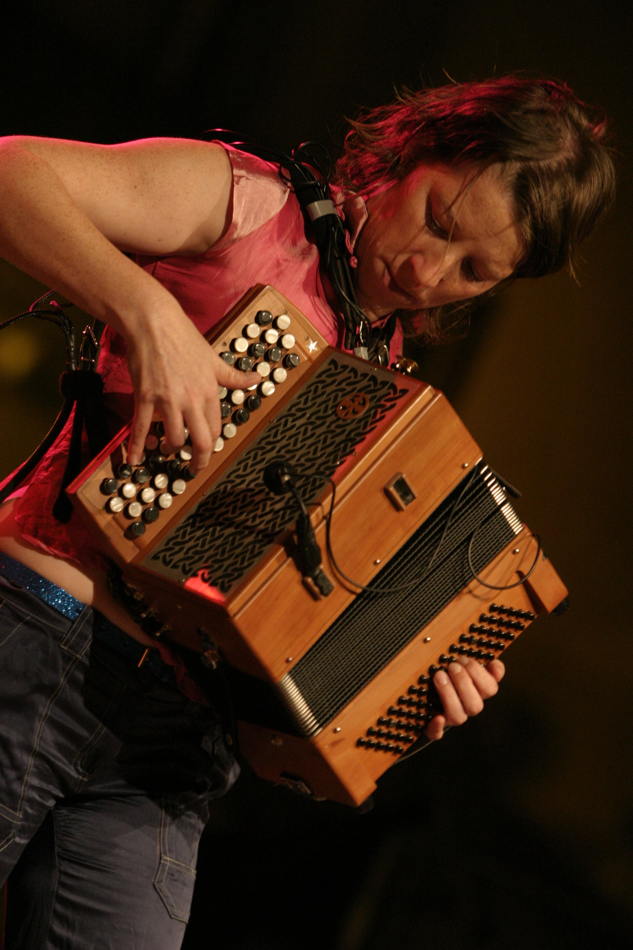 Martine Lastaste, Accordionist