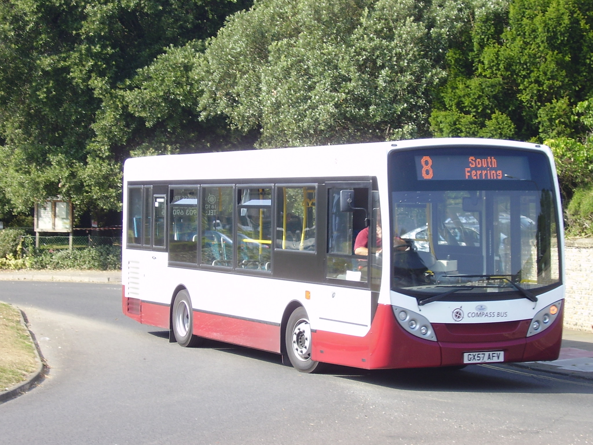 Compass Bus GX57 AFV - an Dennis Enviro200 Dart SLF. Compass Bus GX57 AFV - an Dennis Enviro200 Dart SLF.