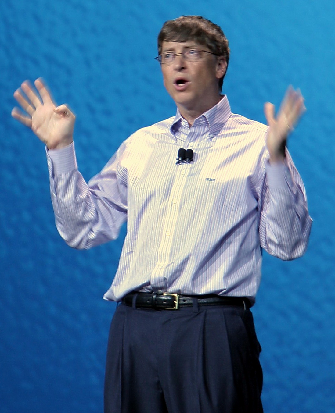 Bill Gates, the 8th most wealthy person in history as of 2007