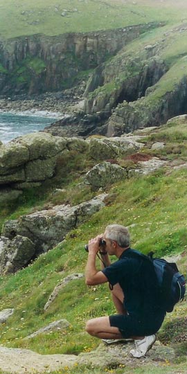 Neil Cox in the field