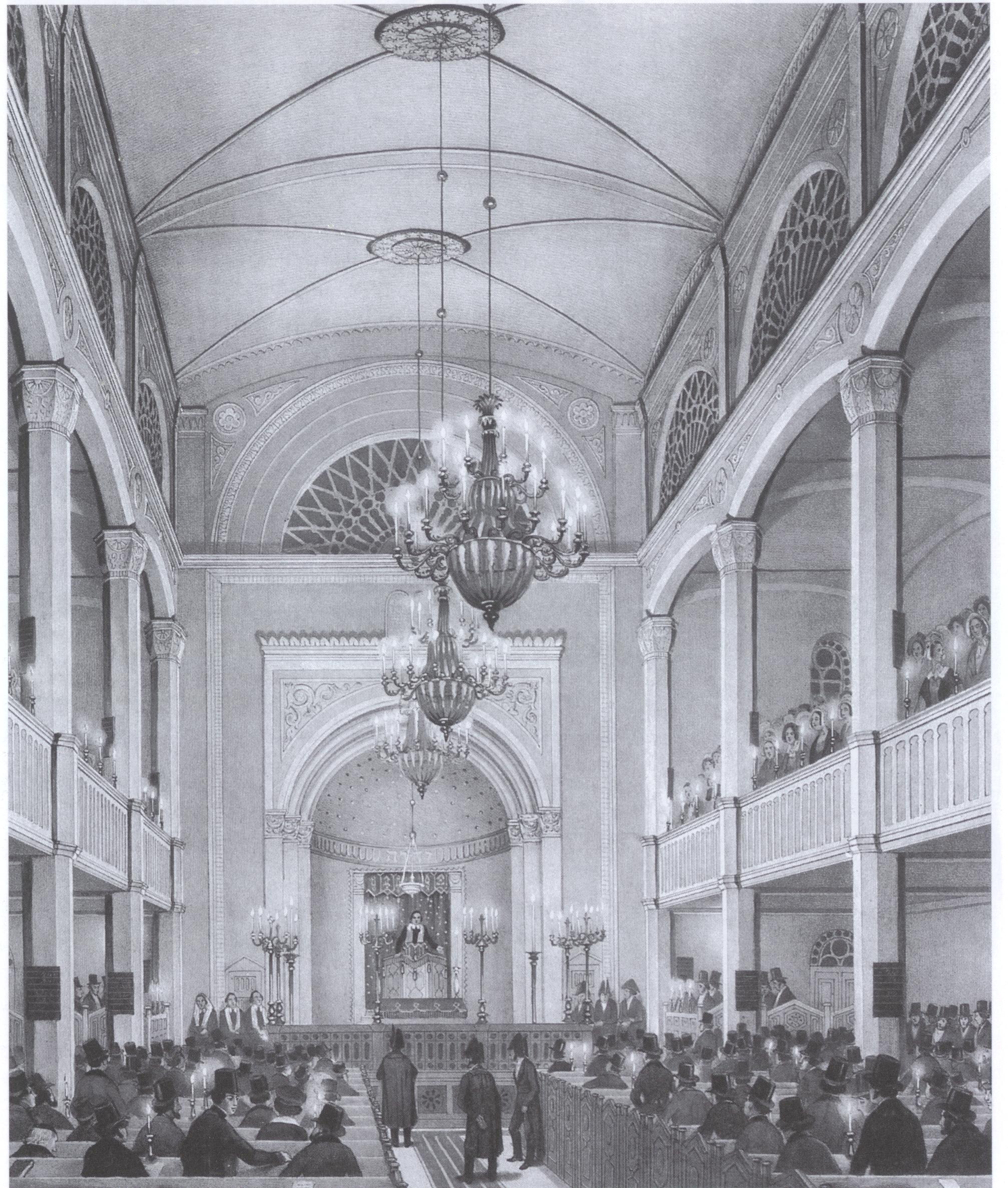 The New Hamburg Temple inside 1844 The New Hamburg Temple inside 1844
