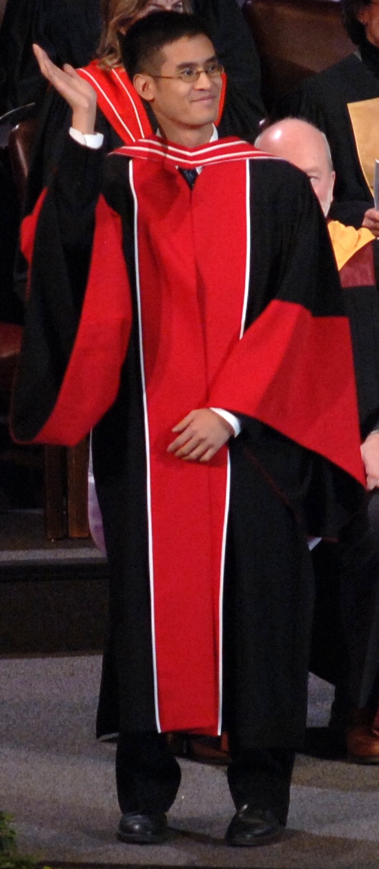 Dr. James Fung, convocating with PhD degree, University of Toronto