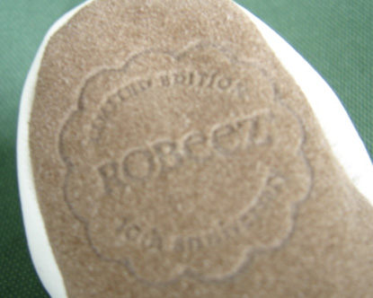 Suede Bottom of 10th Anniversary Robeez Shoes
