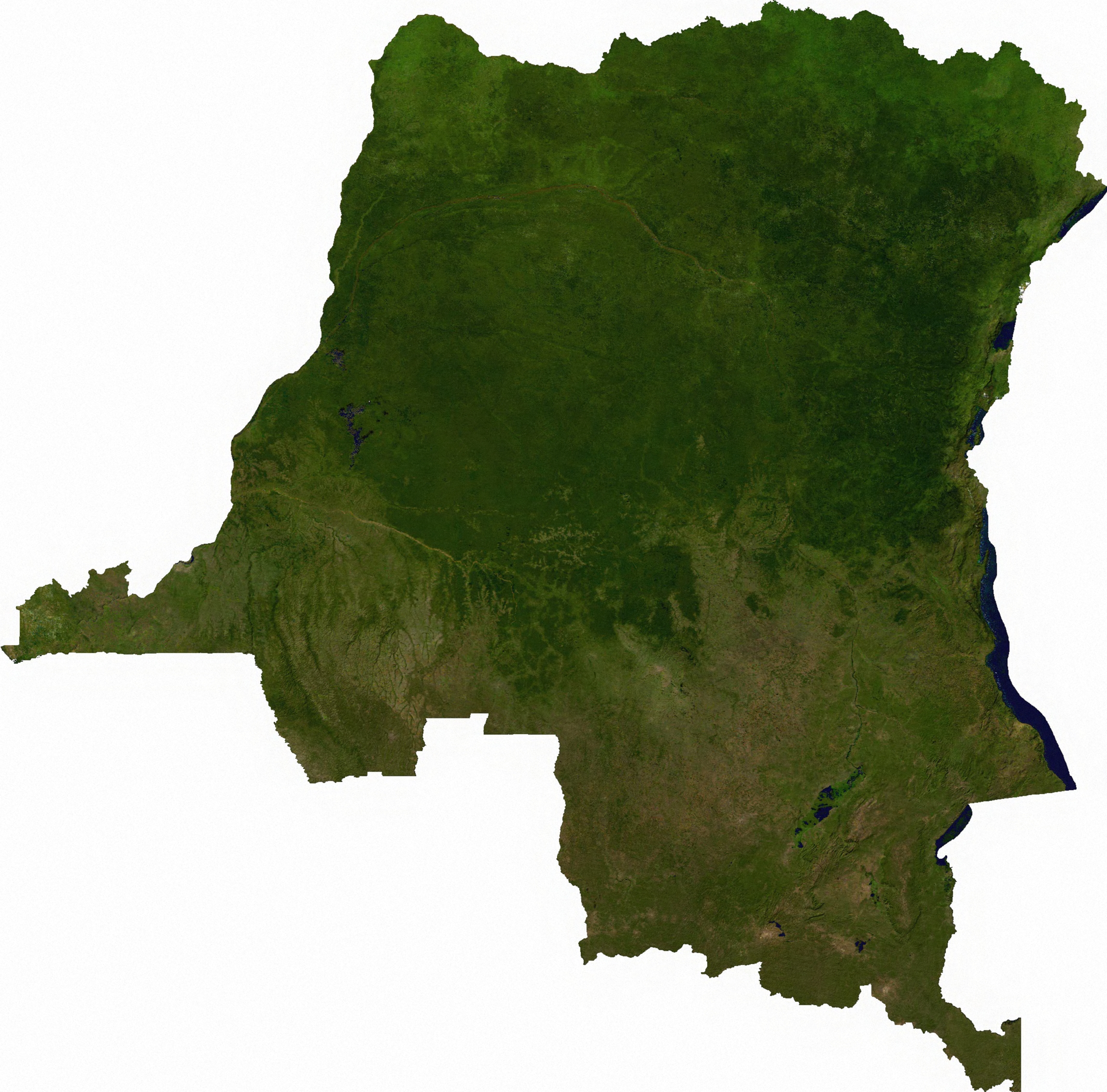 2,344,858 km², larger than Alaska, Saudi Arabia or Mexico