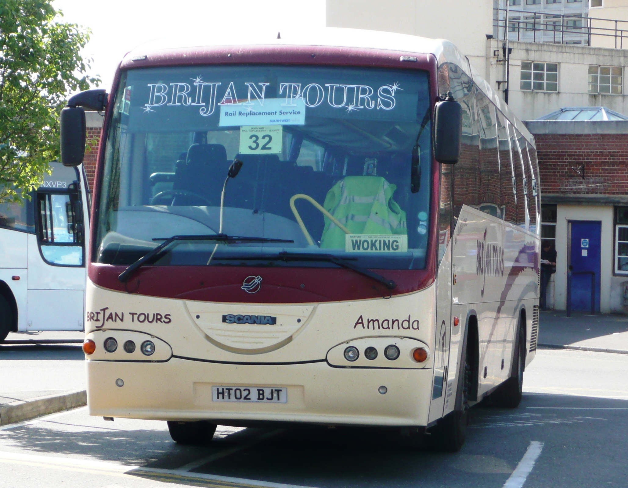 A Brijan Scania coach.