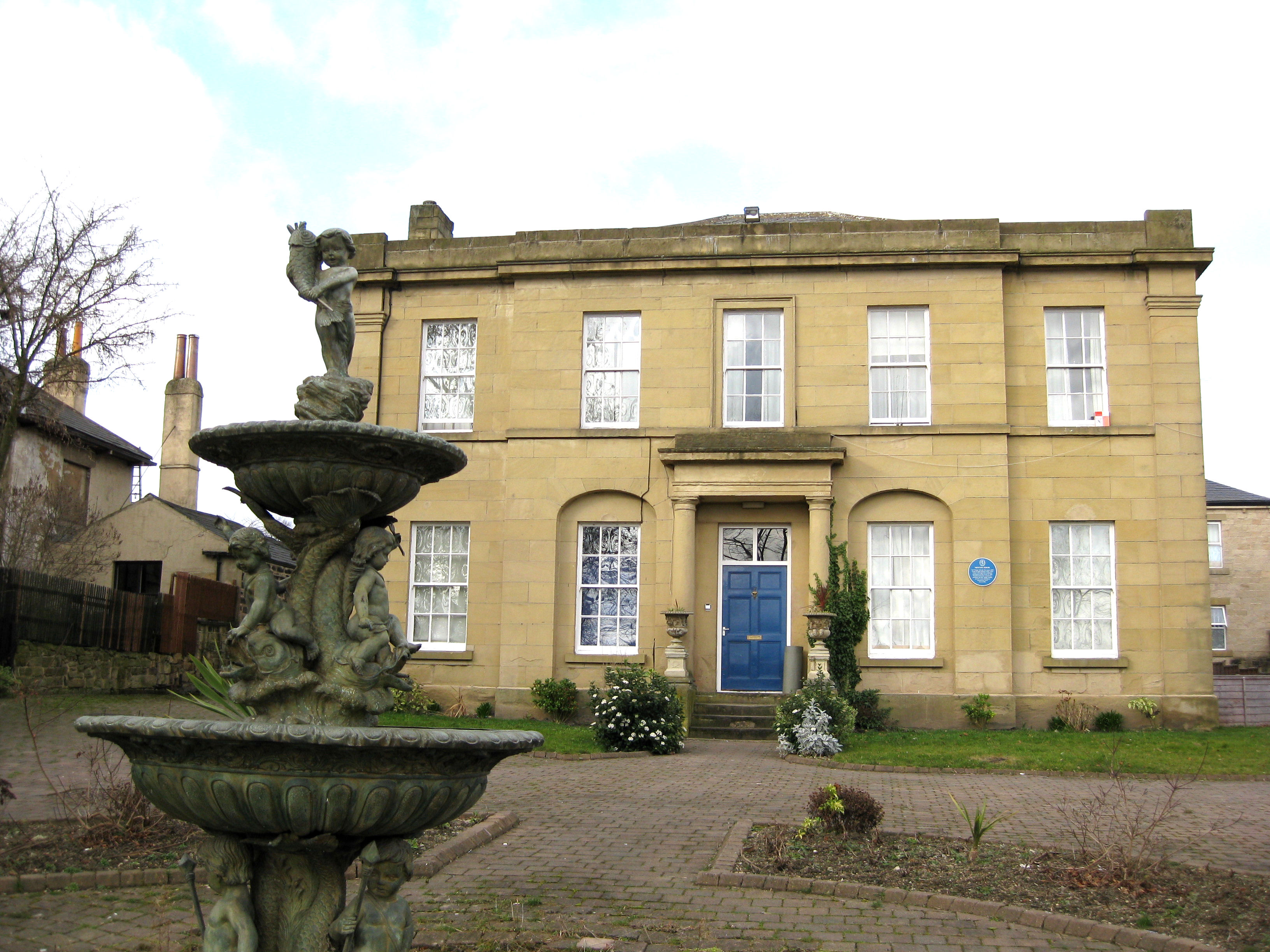 Newton House: one of a few grand houses still present, built about 1820