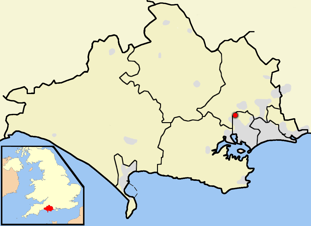 Location in Dorset