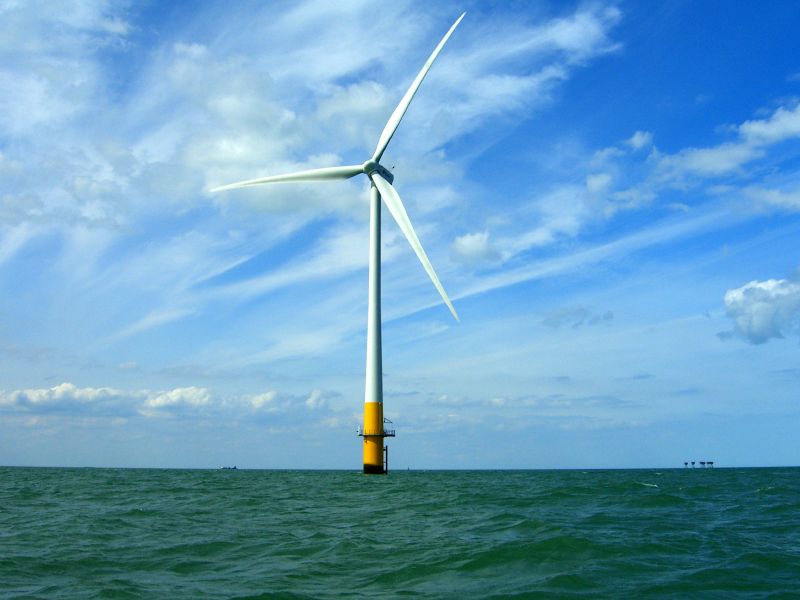 Vestas V90-3MW at Kentish Flats Offshore Wind Farm