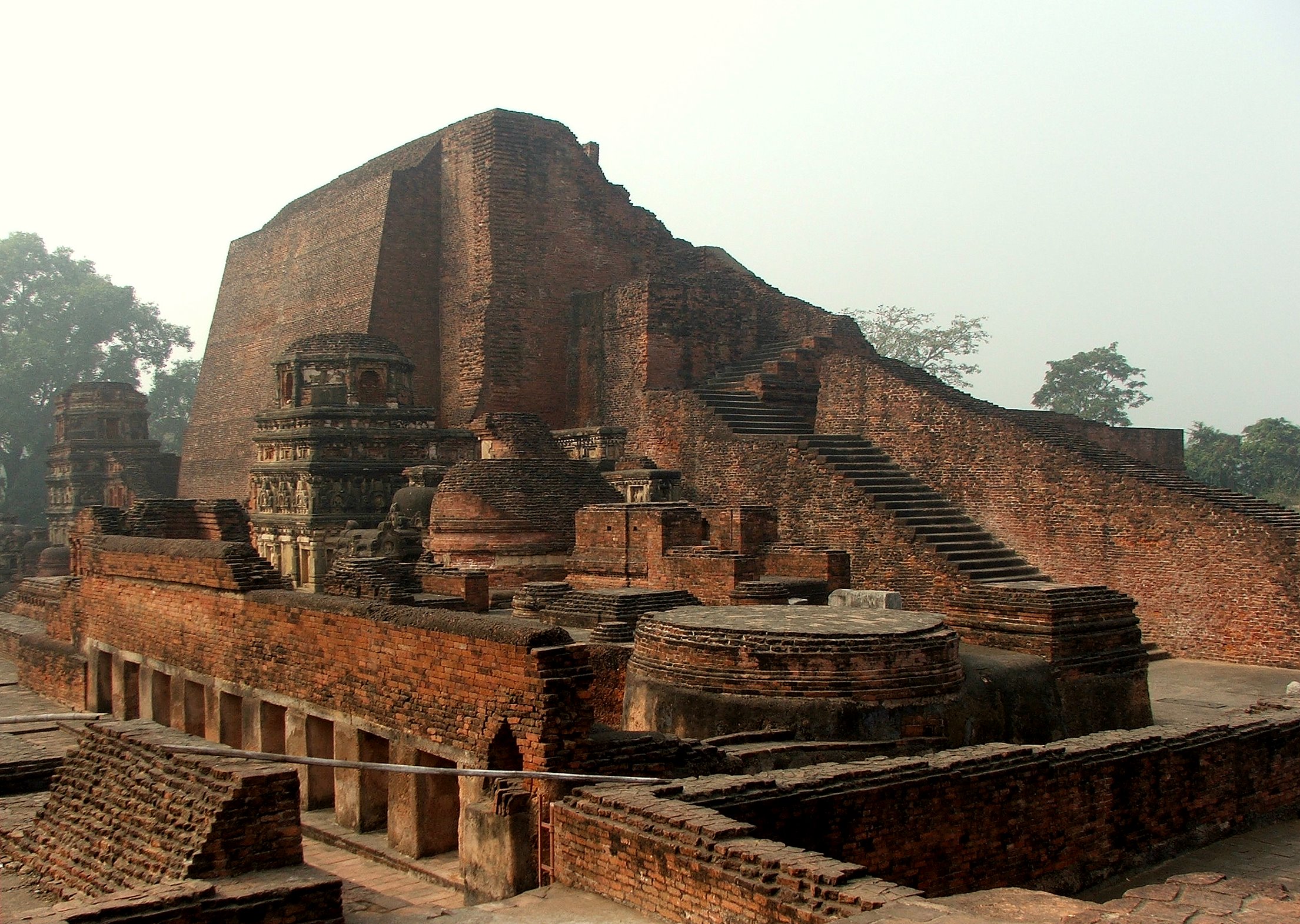 The stupa of Sariputta at Nalanda.
